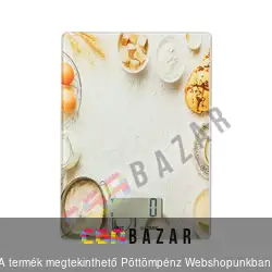 Digitális konyhai mérleg - alapanyagok